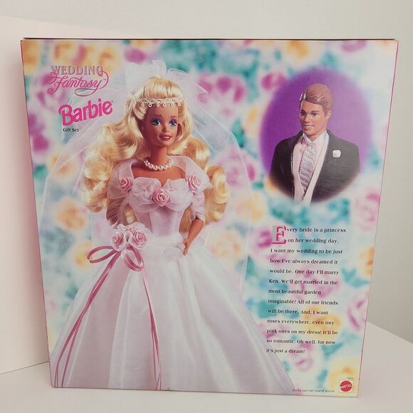 RARE Designer Signed Mattel Wedding Fantasy Special Edition Barbie Bride Groom - Picture 6 of 12